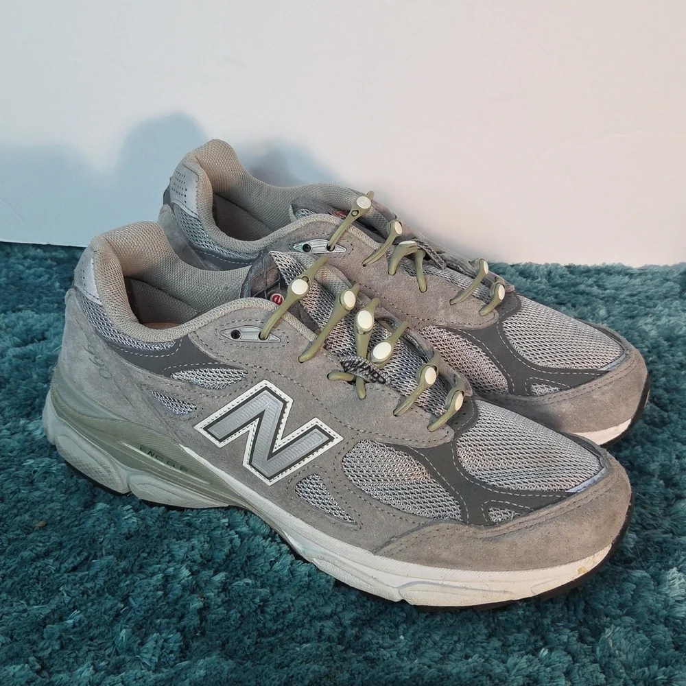 New Balance 990 Womens Gray and White Athletic Shoes Size 9.5 - Picture 3 of 11
